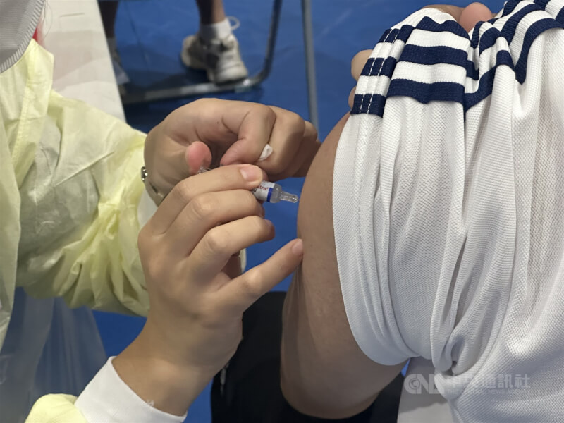 疫苗接種示意圖。（中央社檔案照片）