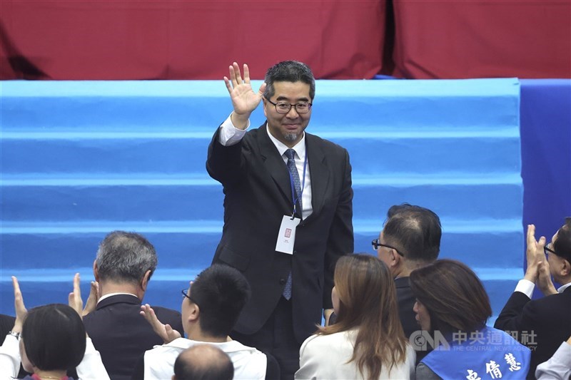 圖為國民黨副主席蕭旭岑。（中央社檔案照片）