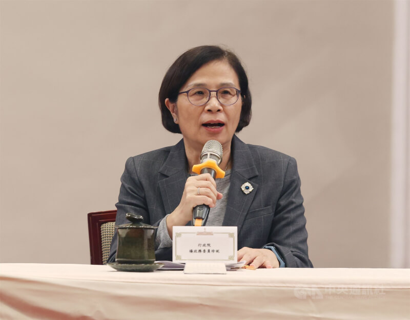 行政院經貿談判辦公室總談判代表楊珍妮（圖）表示，沒有答應美國幫忙訓練技術人員，這不在關稅談判條件之中。（中央社檔案照片）