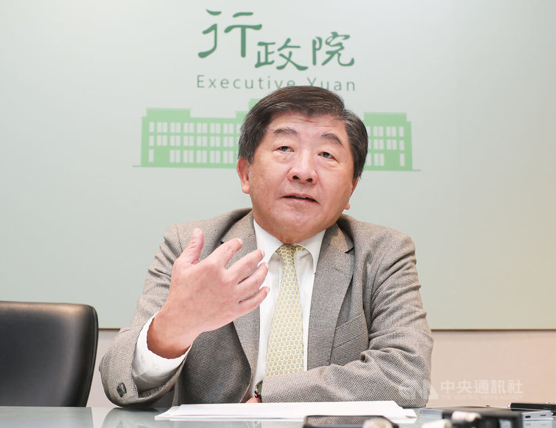 行政院預計將通過「藥事法」及「藥害救濟法」部分條文修正草案，送交立法院審議。行政院政務委員陳時中（圖）3日下午出面說明相關議題並回應媒體提問。中央社記者謝佳璋攝  114年12月3日