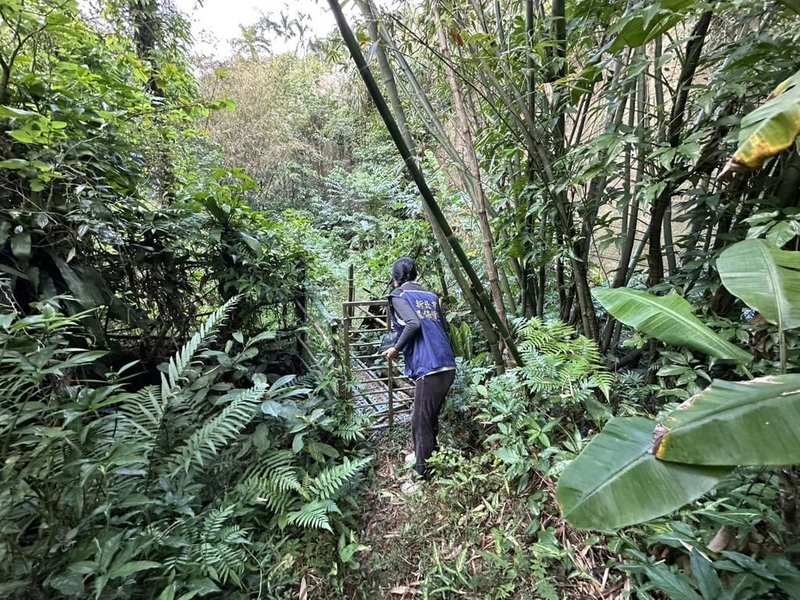 新北市新店區五重溪日前被民眾發現溪水變成螢光綠色，環保局初判為染劑或油漆所致，污染源仍待釐清，也派員到山區採樣檢驗水質；目前綠水已全數排除恢復正常顏色，將持續追查。（新北市環保局提供）中央社記者曹亞沿傳真　114年12月4日