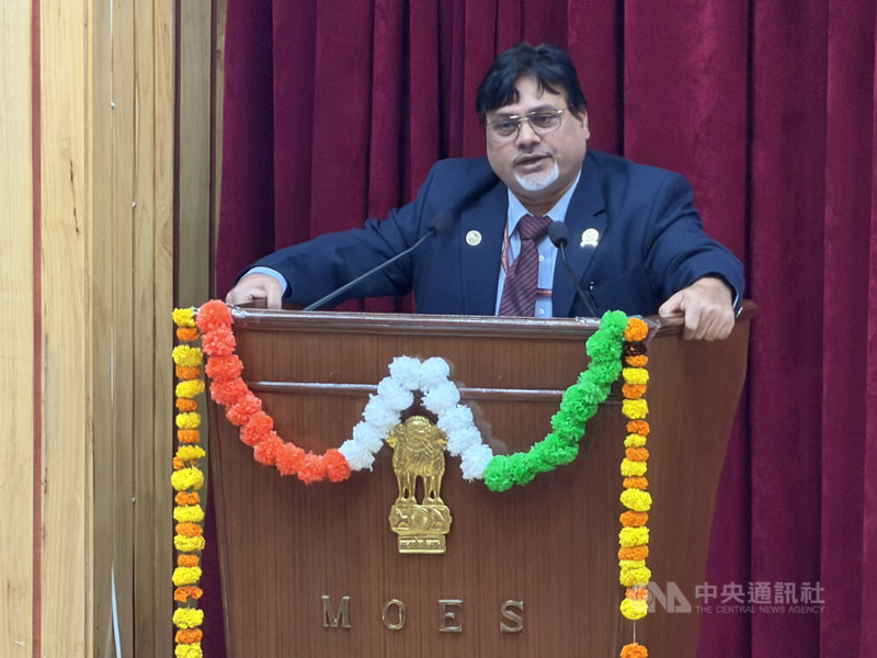 印度國家地震中心主任米西拉（O.P.Mishra）表示，台灣在P波警報器系統的應用上，擁有豐富經驗，並且在地震預警上有顯著成果。中央社記者李晉緯新德里攝　114年12月5日