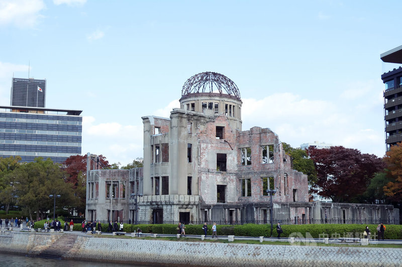 廣島原爆圓頂館在1996年12月被聯合國教科文組織列為世界遺產。攝於11月21日。中央社記者謝怡璇廣島攝　114年12月5日
