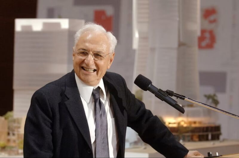 美國建築師蓋瑞5日以96歲高齡辭世，西班牙畢爾包古根漢美術館與洛杉磯迪士尼音樂廳都出自他手。（路透社）