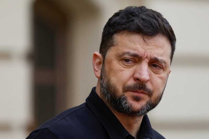 烏克蘭總統澤倫斯基。（路透社）