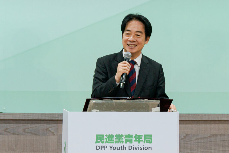 兼任民進黨主席的總統賴清德10日出席「民進黨青年局會員大會」。(民進黨提供)中央社記者葉素萍傳真 114年12月10日