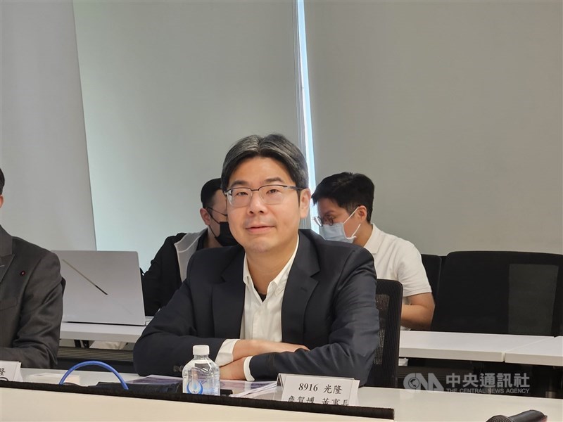 圖為光隆董事長詹賀博。 （中央社檔案照片）