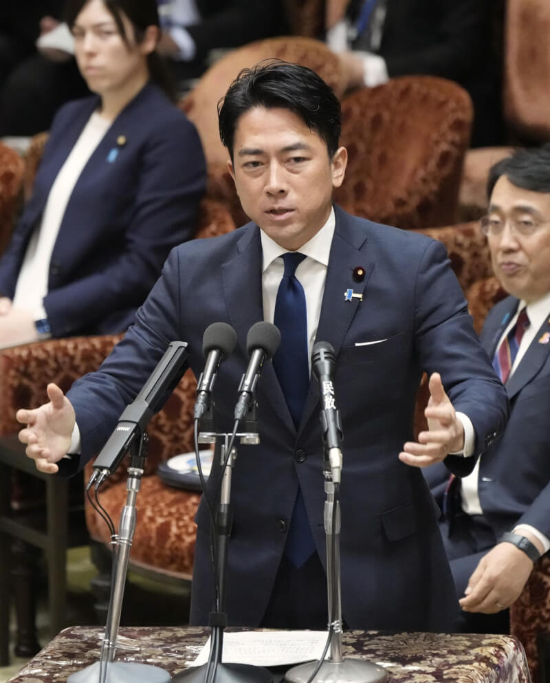 日本防衛大臣小泉進次郎。（共同社）