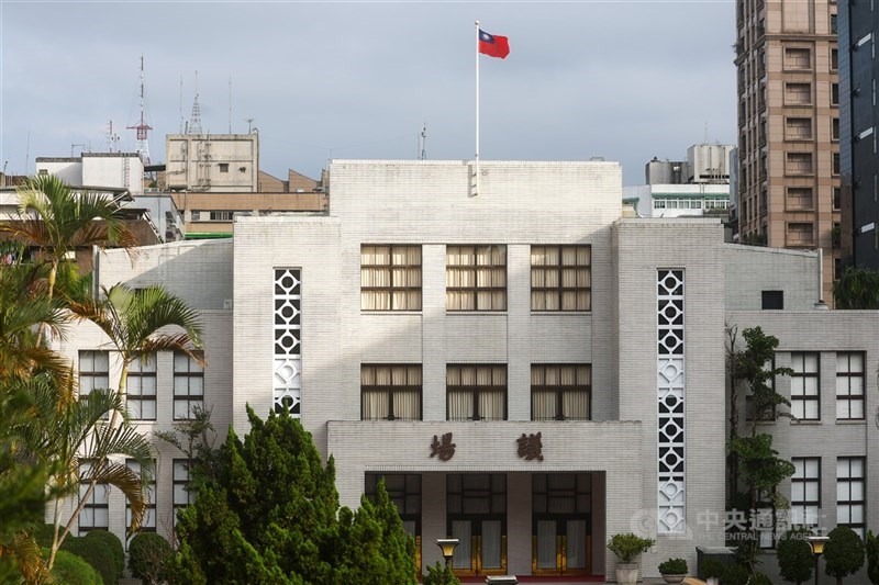 圖為立法院議場外觀。（中央社檔案照片）