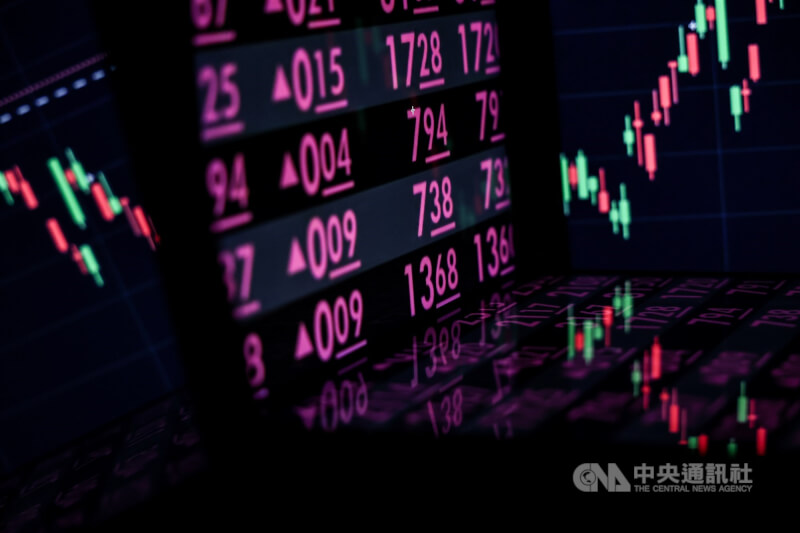 台股示意圖。（中央社檔案照片）