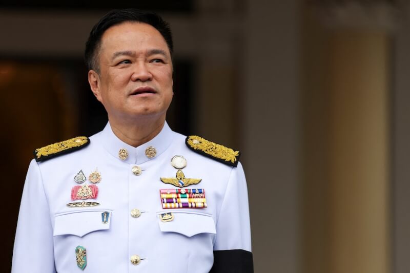 泰國看守總理阿努廷。（路透社）