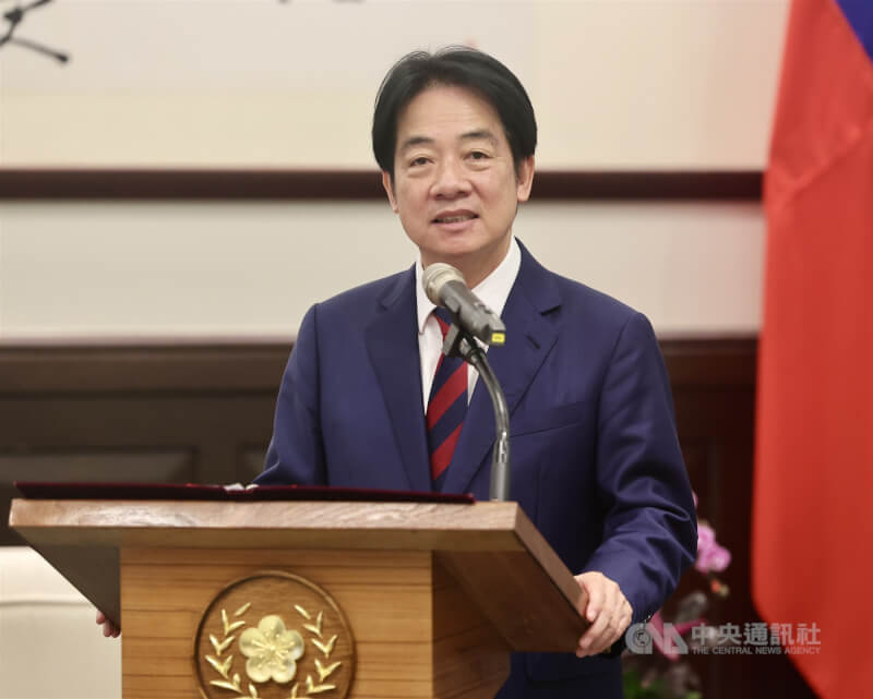 總統賴清德。（中央社檔案照片）