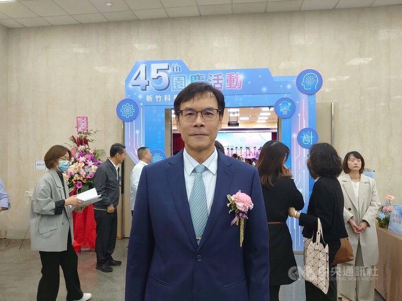 新竹科學園區管理局15日舉辦45週年園慶活動，管理局長胡世民（圖）表示，2025年竹科營業額可望成長2位數，將創下歷史新高；2026年應可持續穩定成長，再創新高。中央社記者張建中攝　114年12月15日
