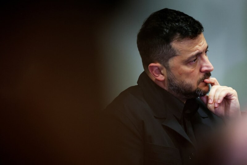 烏克蘭總統澤倫斯基。（路透社）