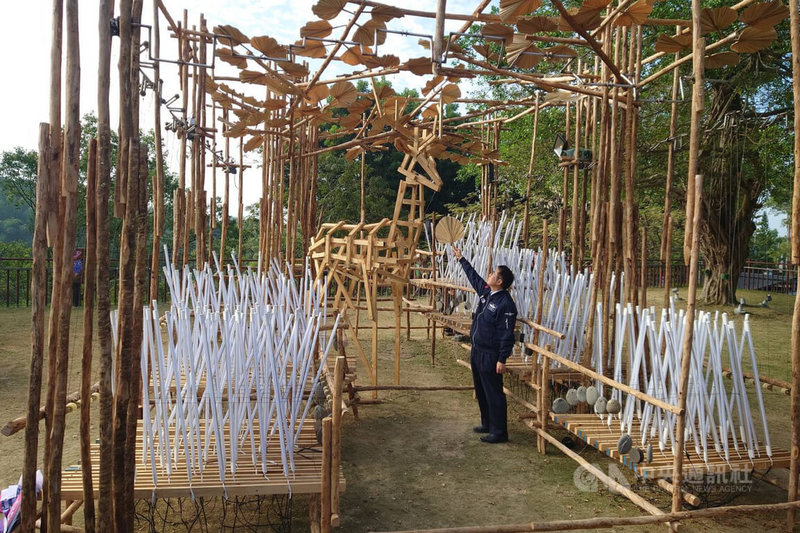 台南市長黃偉哲（圖）16日出席龍崎光節「空山祭」宣傳記者會，主持啟動儀式。中央社記者楊思瑞攝 114年12月16日