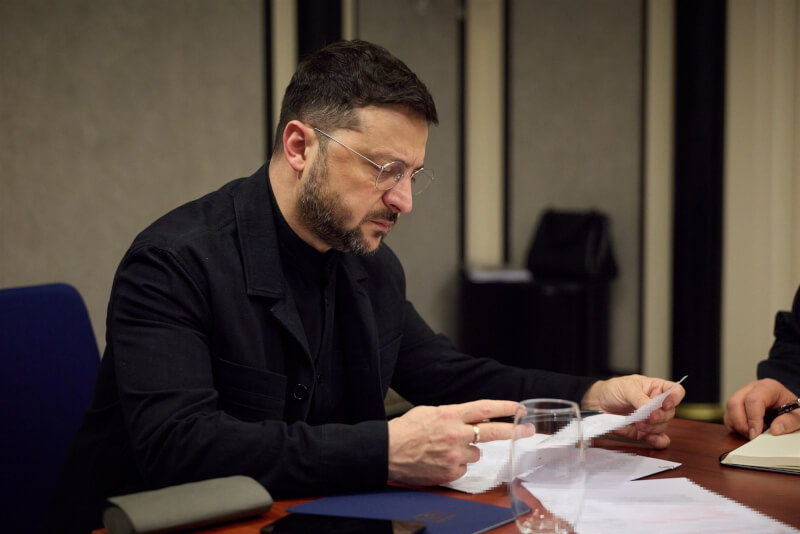 烏克蘭總統澤倫斯基。（圖取自x.com/ZelenskyyUa）