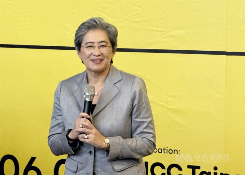超微（AMD）執行長蘇姿丰。（中央社檔案照片）