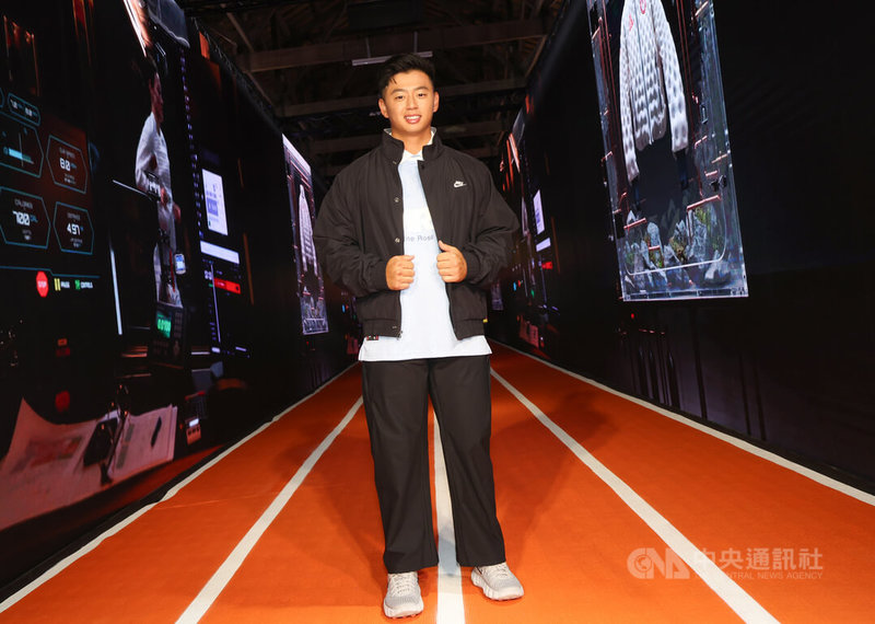Nike Innovation Showcase科技解密展18日在台北松山文創園區舉行宣傳記者會，台灣旅美棒球好手鄭宗哲（圖）也應邀出席。中央社記者張新偉攝　114年12月18日