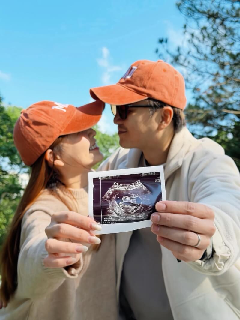 謝京穎18日宣布懷上雙胞胎。（圖取自instagram.com/orange_hsieh）