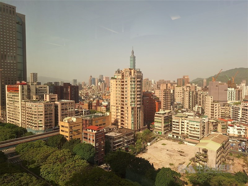 圖為台北市街景。（中央社檔案照片）