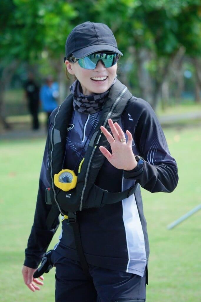 泰國王后蘇堤達18日在東南亞運動會帆船比賽中奪得金牌。（圖取自網頁royaloffice.th）