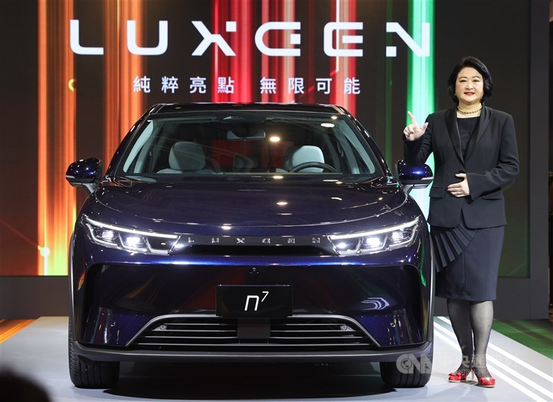 圖為裕隆旗下納智捷舉辦品牌「LUXGEN新起點」發布會，裕隆集團執行長嚴陳莉蓮出席。 （中央社檔案照片）