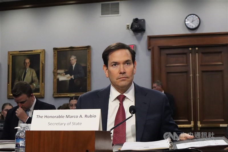 圖為美國國務卿盧比歐（Marco Rubio）。（中央社檔案照片）