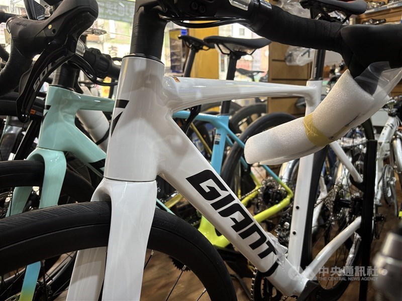 圖為巨大集團旗下品牌捷安特的自行車。（中央社檔案照片）