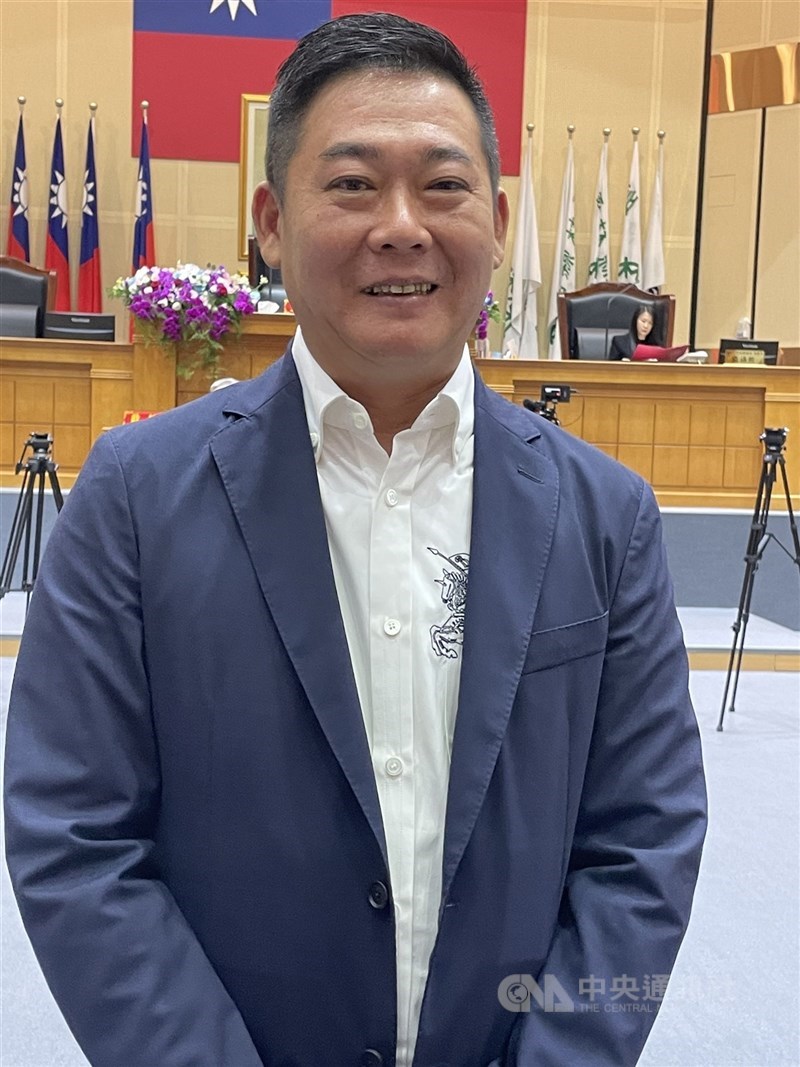 圖為雲林縣議會議長黃凱。（中央社檔案照片）