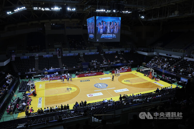 新莊體育館。（中央社檔案照片）