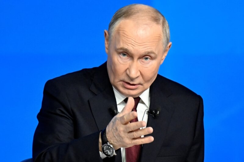 俄羅斯總統普丁。（路透社）