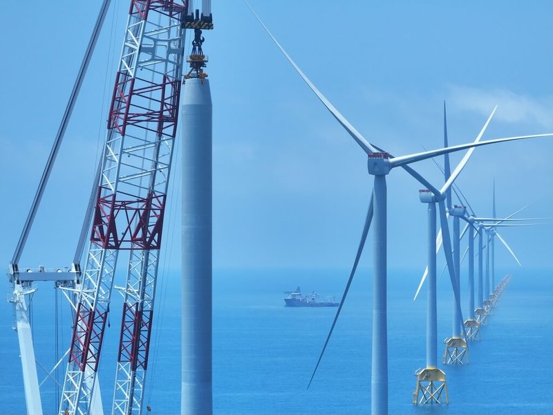 國泰人壽投資沃旭能源大彰化西南離岸風場，深化雙方長期穩固的夥伴關係。（沃旭能源提供）中央社記者曾智怡傳真　114年12月23日