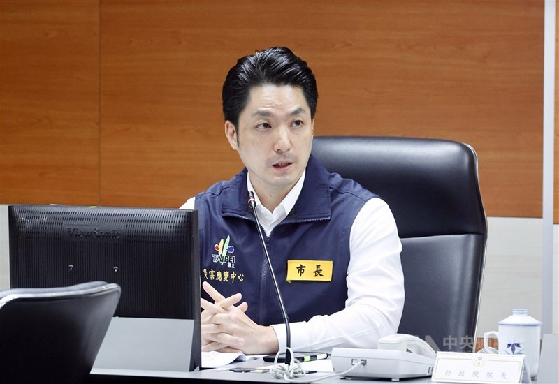 圖為台北市長蔣萬安。（中央社檔案照片）
