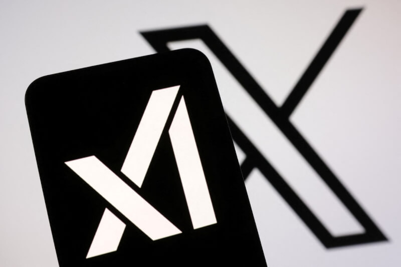 美國科技業富豪馬斯克旗下的xAI被控告未經許可使用受著作權保護的書籍訓練AI系統。（路透社）