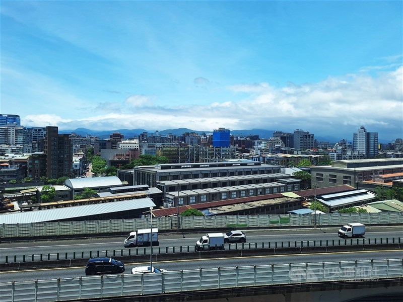 圖為台北市街景。 （中央社檔案照片）