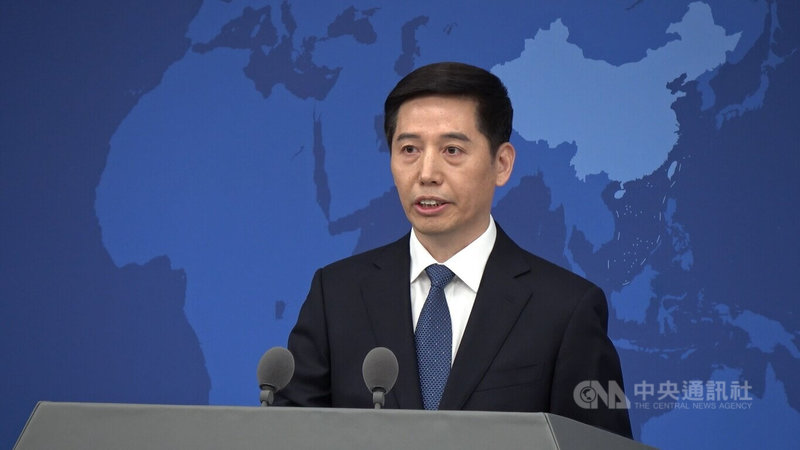 中國大陸國台辦24日舉行例行記者會，由發言人彭慶恩主持。中央社記者呂佳蓉北京攝 114年12月24日