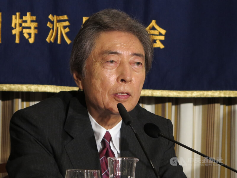 日本前首相細川護熙。（中央社檔案照片）