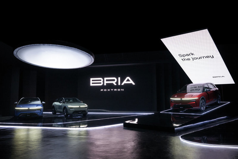 鴻海和裕隆合資的鴻華先進，25日舉行首場FOXTRON自主品牌BRIA新車線上發布會，從台灣出發放眼海外市場。 （鴻華提供） 中央社記者鍾榮峰傳真　114年12月25日