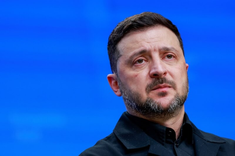 烏克蘭總統澤倫斯基。（路透社）