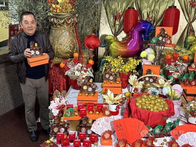 南投縣竹山紫南宮26日發表丙午馬年錢母，紫南宮主委莊秋安（圖）表示，民國115年1月1日上午9時起發放錢母，31日上午8時起開放排隊，信眾不要提早多天到場。中央社記者蕭博陽南投縣攝　114年12月26日