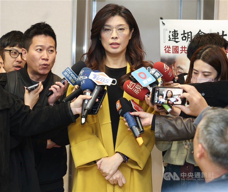 圖為國民黨主席鄭麗文。（中央社檔案照片）