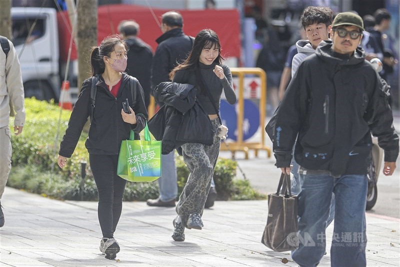 圖為台北市街頭。（中央社檔案照片）