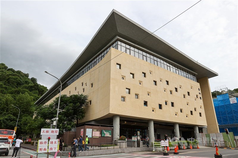 圖為台北市立第二殯儀館外觀。（中央社檔案照片）