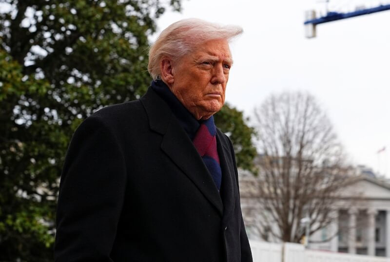 美國總統川普。（路透社）