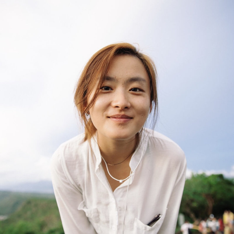 紀錄片「爺爺奶奶那些事」導演楊驪珠，拍下了80歲時離婚的奶奶的故事。她在2015年來到台灣參加「DOC+紀錄片國際工作坊」，獲得許多對紀錄片關鍵的啟發，照片攝於當年的台灣。（楊驪珠提供）中央社記者張淑伶上海傳真　115年1月1日