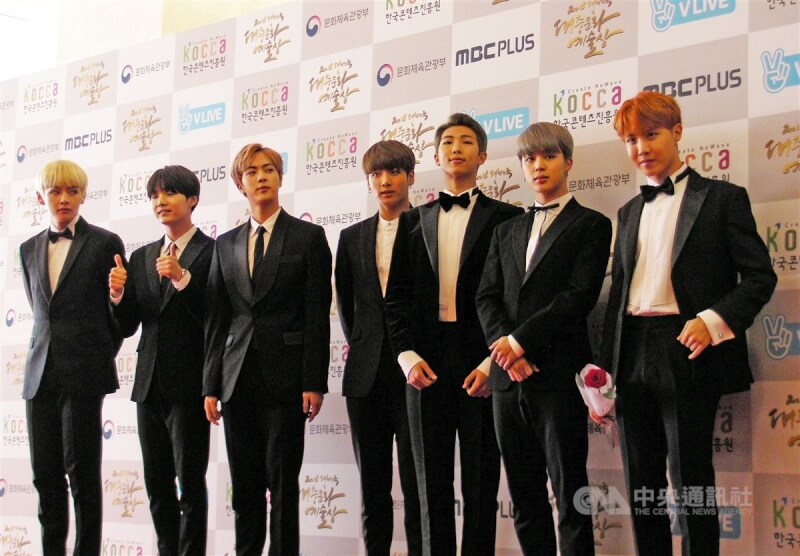 防彈少年團BTS今年3月將推出全新專輯，並將舉辦世界巡迴演唱會。（中央社檔案照片）