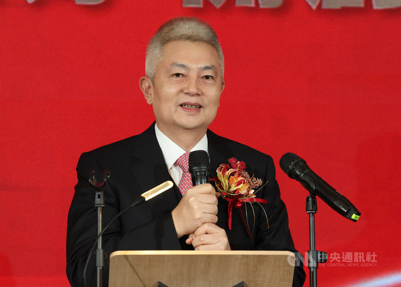 原新光人壽與台新人壽合併，2日下午在台北舉辦合併茶會，中華民國人壽保險商業同業公會理事長陳慧遊（圖）出席與會並致詞。中央社記者張新偉攝　115年1月2日