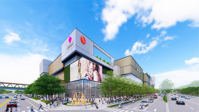 2026年備受矚目百貨之一，為總投資破新台幣百億元的台中「漢神洲際購物廣場」，為漢神首度跨出高雄所擴展全新據點，此為商場示意圖。（漢神提供）中央社記者何秀玲傳真　115年1月3日