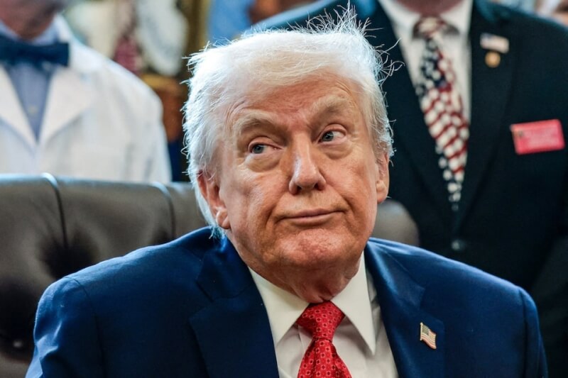 美國總統川普。（路透社）