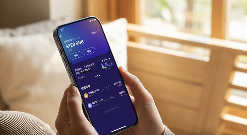 台灣大哥大持續深化虛擬資產服務布局，旗下TWEX台灣大虛擬資產交易所宣布，不限台灣大哥大用戶，全民皆可透過台灣大App直接購買虛擬資產，起投門檻最低新台幣100元，即可入手比特幣、乙太幣。（台灣大提供）中央社記者江明晏傳真　115年1月5日